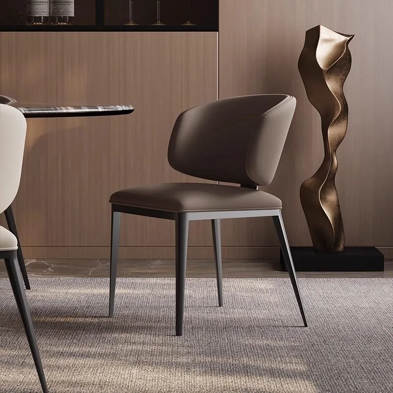 JP Wrap Back PU Leather Dining Chair photo 3