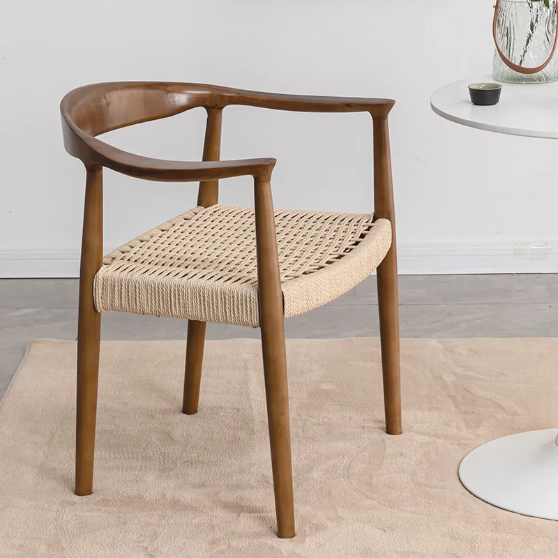 JP Nordic Solid Wood Dining Chair Soft Cushion