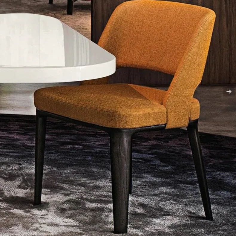 JP Italian Minimalist Hotel Solid Wood Dining
