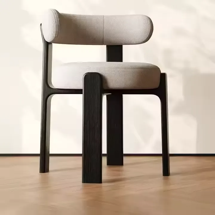 JP Chinese-style Solid Wood Dining Chairs Modern photo 3