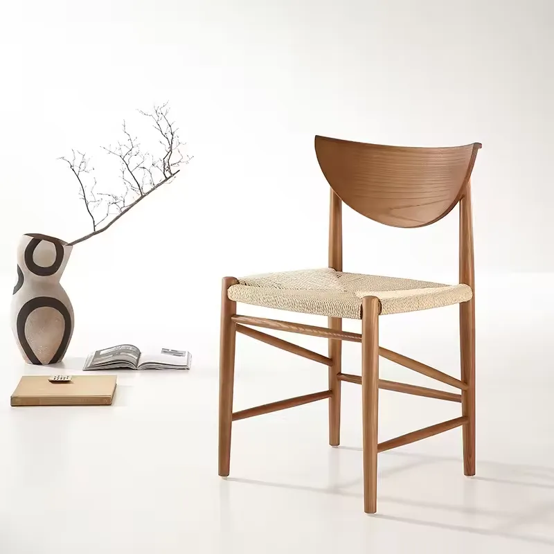 JP France Style Solid Ash Rope Seat