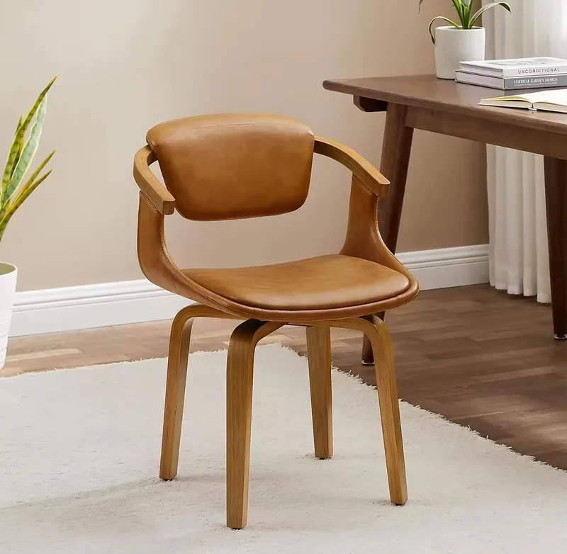 JP Italian Minimalist Curved Dining Chair Nordic photo 3
