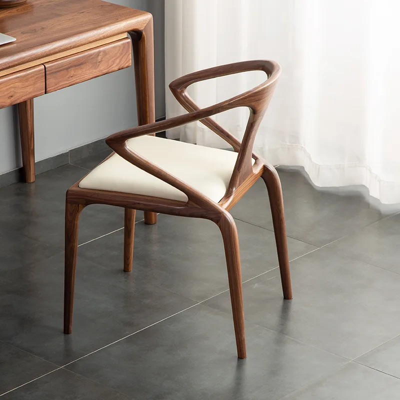 JP Italian Modern Solid Wooden Cross-Back Dining photo 2