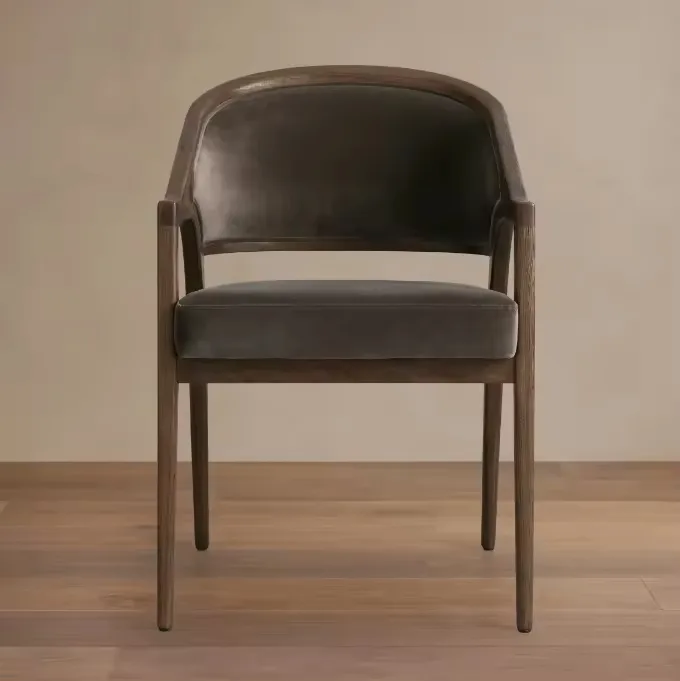 JP Luxury Modern Fabric Dining Room Chair Hotel photo 2
