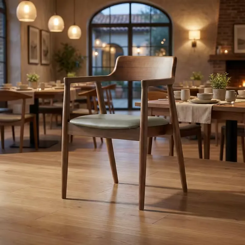 JP Modern High Quality Solid Wood Dining Chair with photo 2