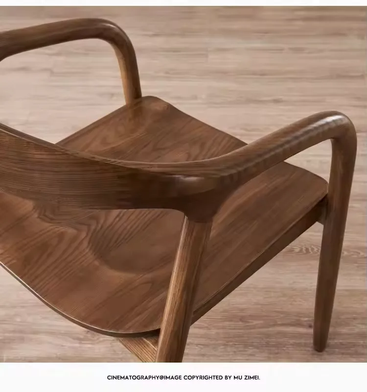 JP Modern Minimalist Solid Walnut Wood Windsor photo 2