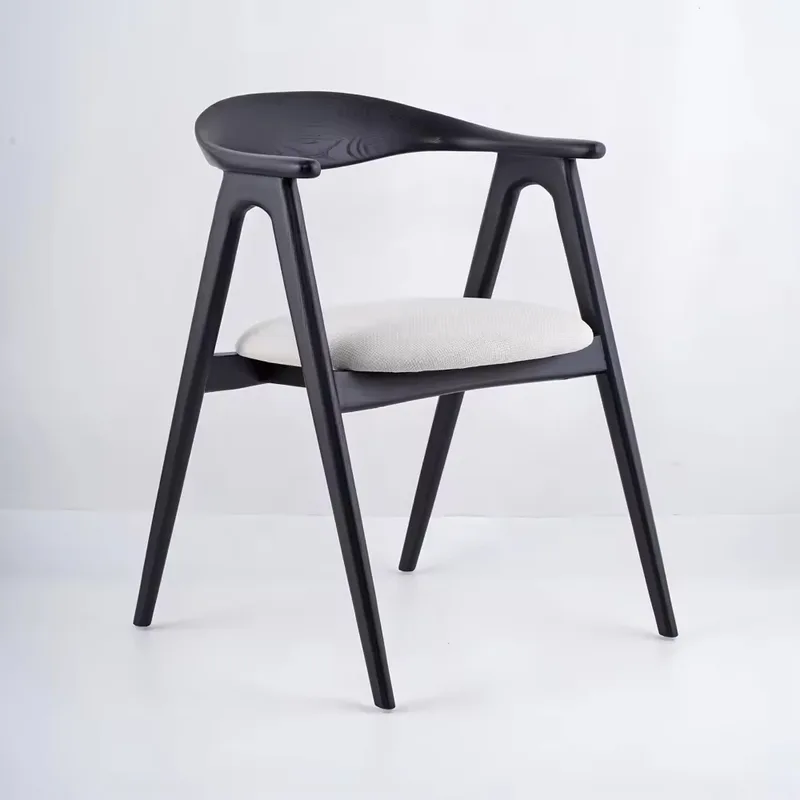JP Modern Restaurant Furniture Black Solid Wood photo 2