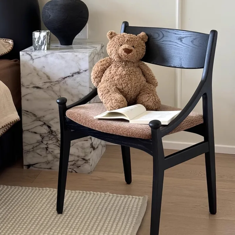 JP Modern Walnut Color Wooden Chair Wholesale Solid photo 2