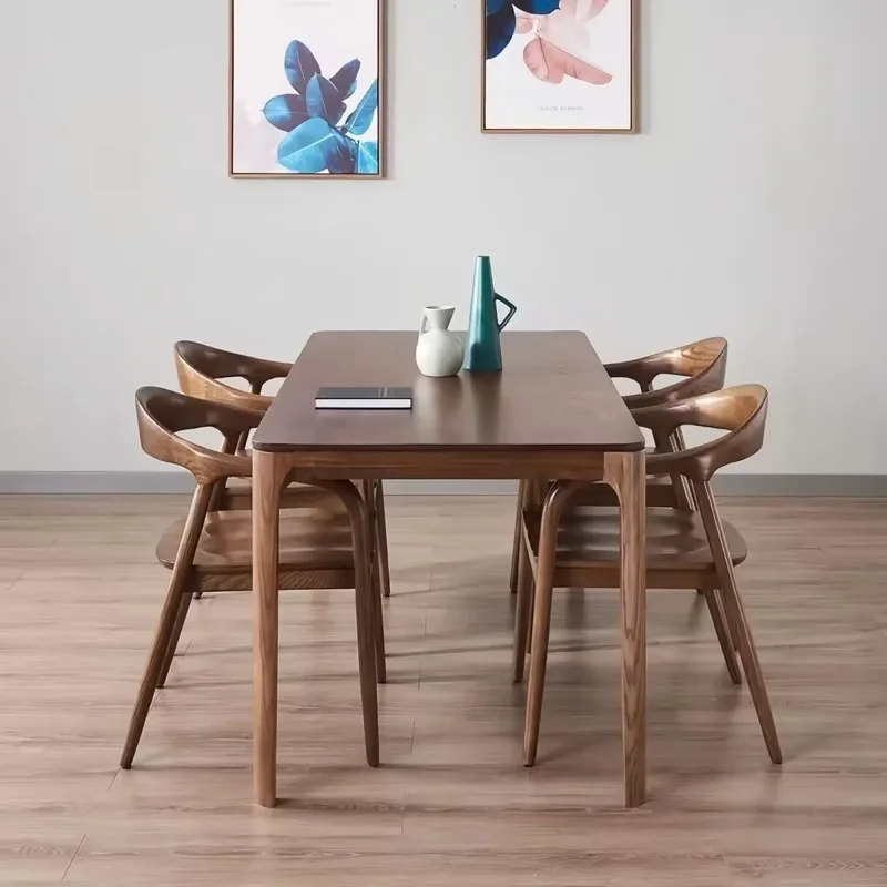 JP Modern Wooden Armchair Dining Chairs Home Furniture photo 3