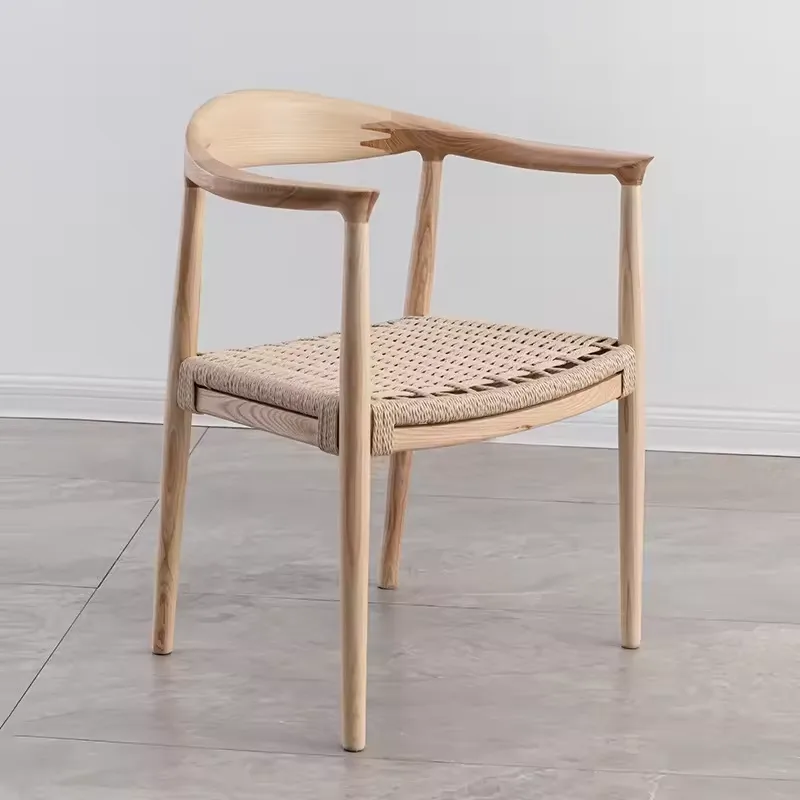 JP Nordic Solid Wood Dining Chair Soft Cushion Wabi-Sabi photo 2