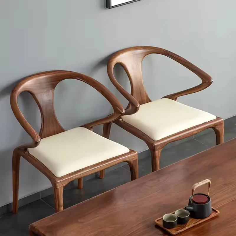 JP Solid Wood Dining Chair Home Armchair Nordic Simple photo 3