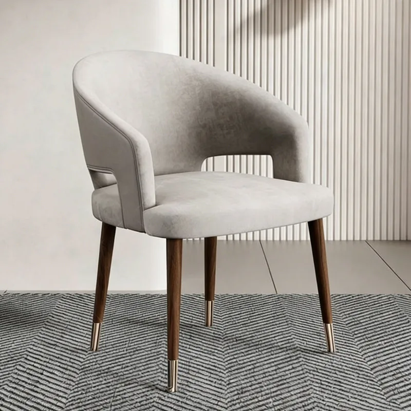 JP Modern Simple Custom Cloth Solid Wood Leather photo 3
