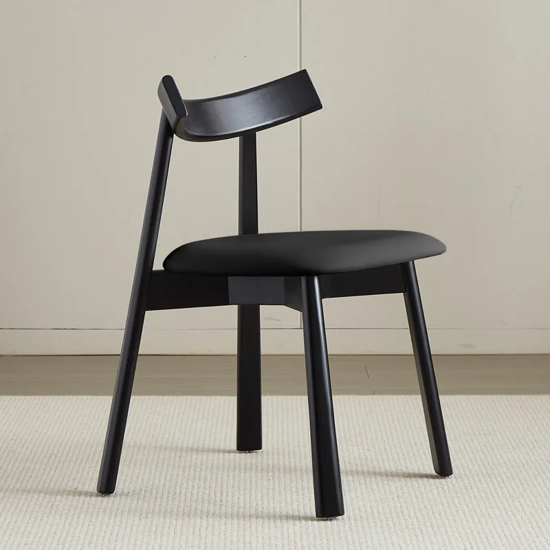 JP Wooden Dining Chairs Modern Fabric Upholstered photo 3