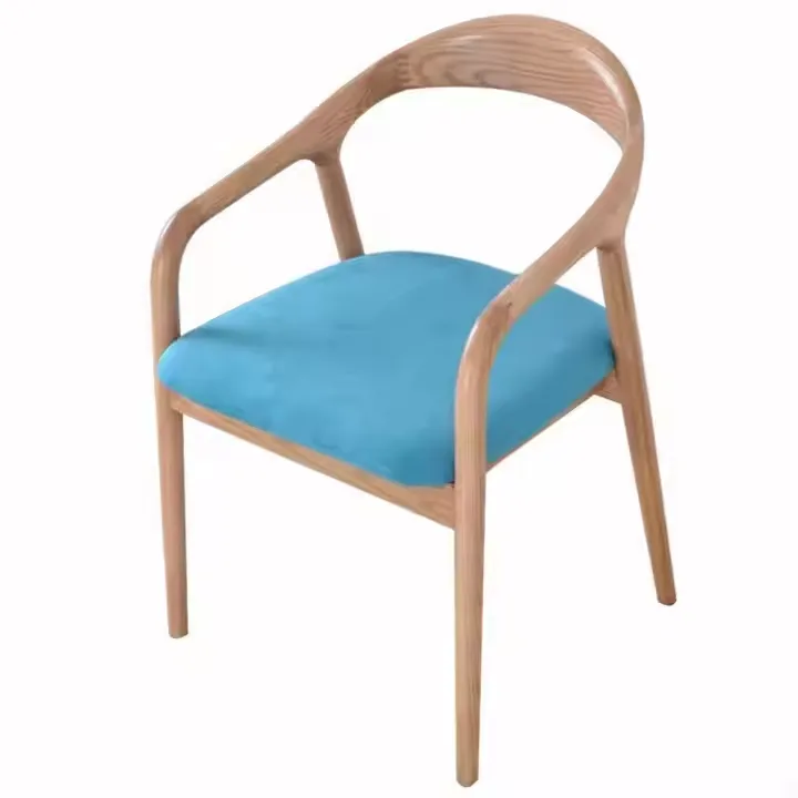 JP Wooden Coffee Chair Restaurant Dining Chair Simple Leisure a0086