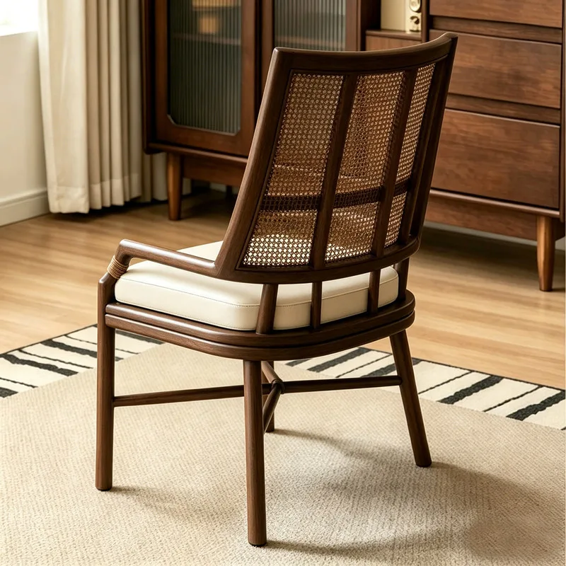 JP Modern Solid Wood Leather Upholstered Ergonomic photo 2