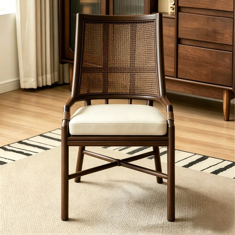 JP Modern Solid Wood Leather Upholstered Ergonomic photo 3
