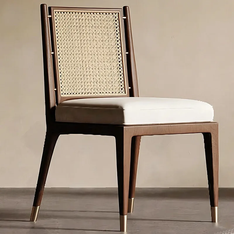 JP Woven Rattan Back Cafe Living Room