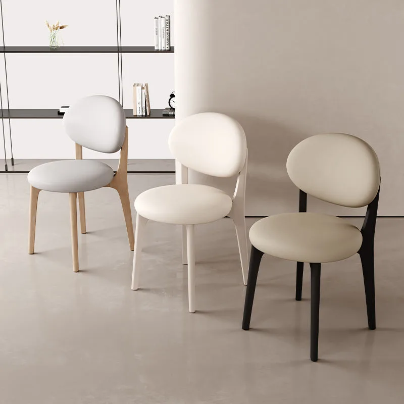JP Modern Nordic Style Solid Wood Dining Chairs photo 2