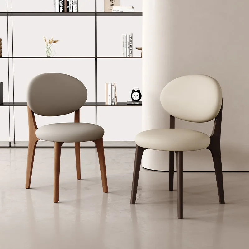 JP Modern Nordic Style Solid Wood Dining Chairs