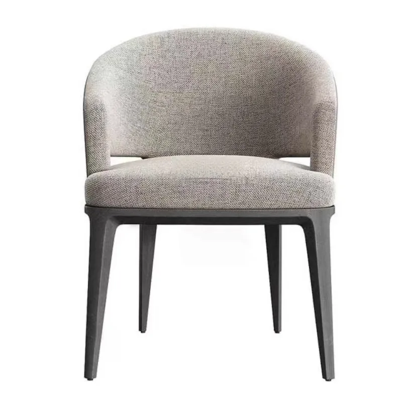 JP Modern Simple Custom Cloth Solid Wood Dining photo 2