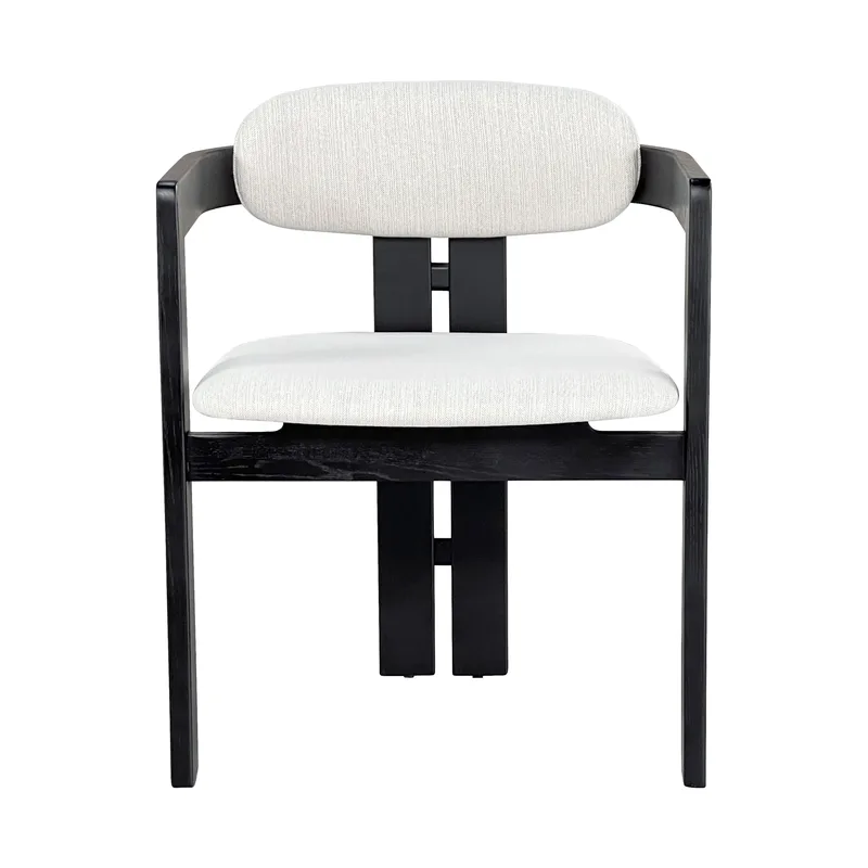 JP Luxury Modern Dining Room Armchair Solid