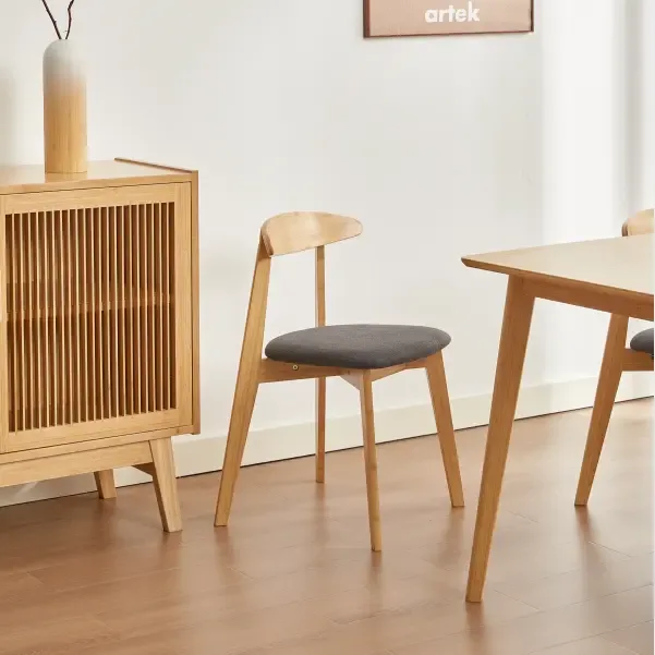 JP Modern Comfortable Solid Wood Dining Chair photo 2