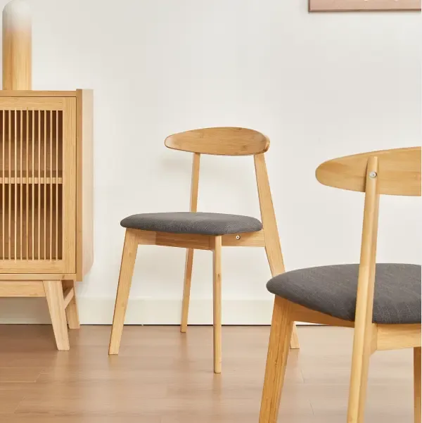 JP Modern Comfortable Solid Wood Dining Chair photo 3