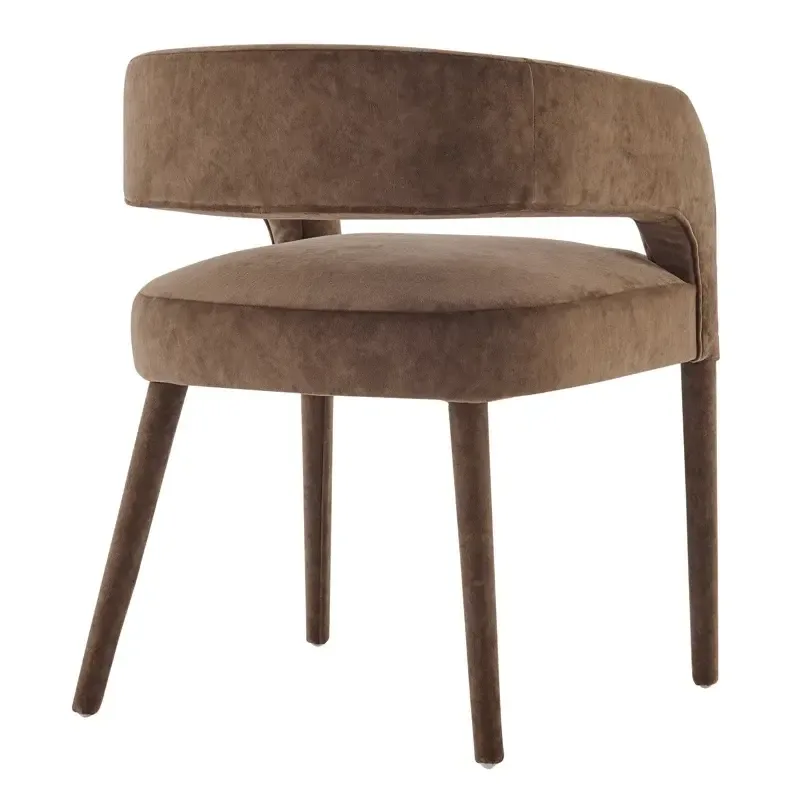 JP Modern Luxury White Dining Armchair by photo 2