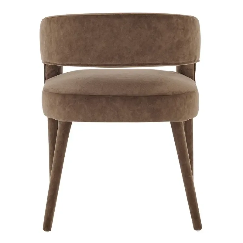 JP Modern Luxury White Dining Armchair by photo 3