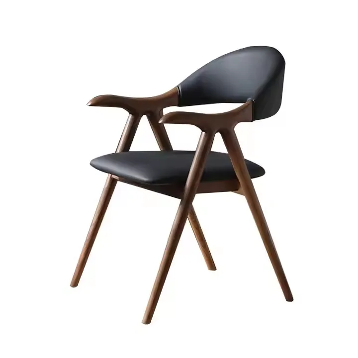 JP Modern Nordic Dining Chairs Solid Wood photo 3
