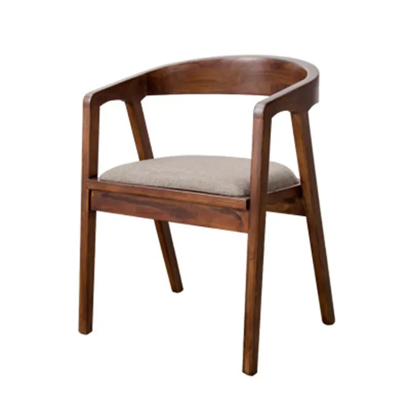 JP Modern Simple Wooden Dining Chair Solid