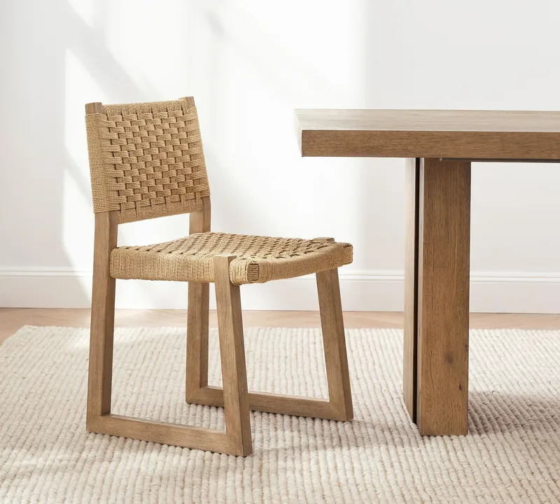 JP Natural Solid Oak Wood Dining Chair