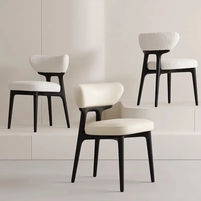 JP Nordic Modern Minimalist Solid Wood Dining Chairs