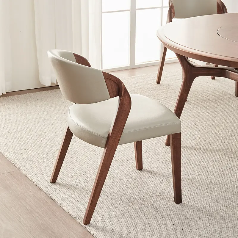 JP Nordic Style Home Dining Chair Solid photo 3