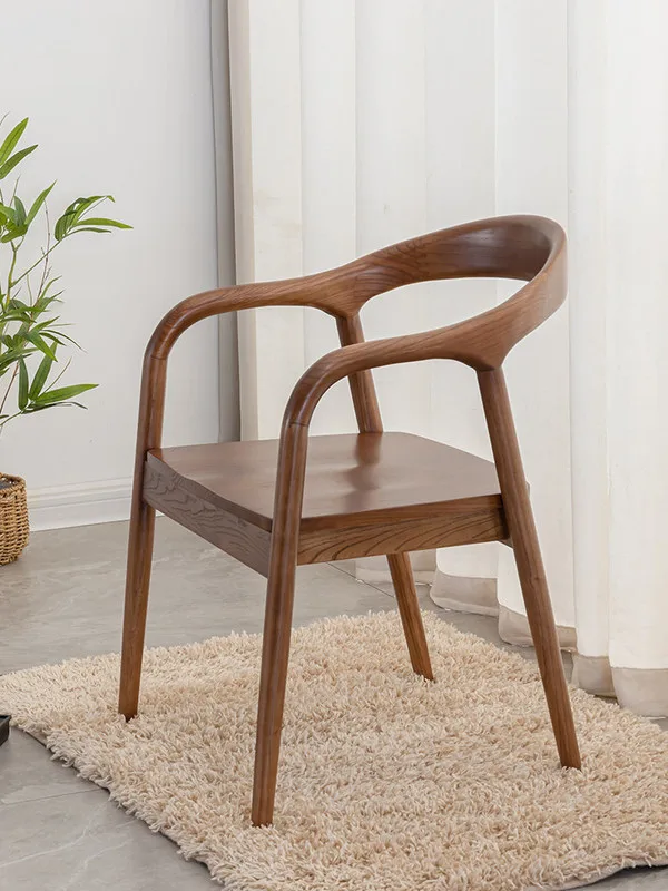 JP Solid Wood Dining Chair Home Armchair Nordic photo 2