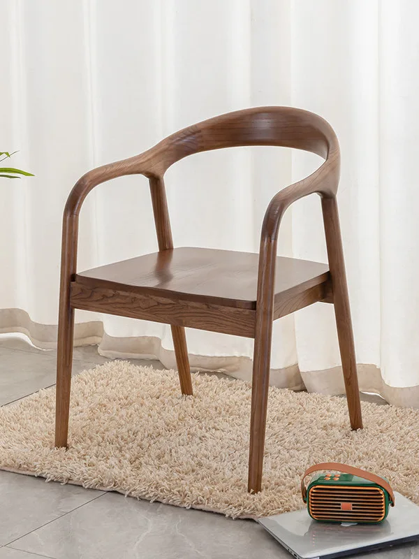 JP Solid Wood Dining Chair Home Armchair Nordic