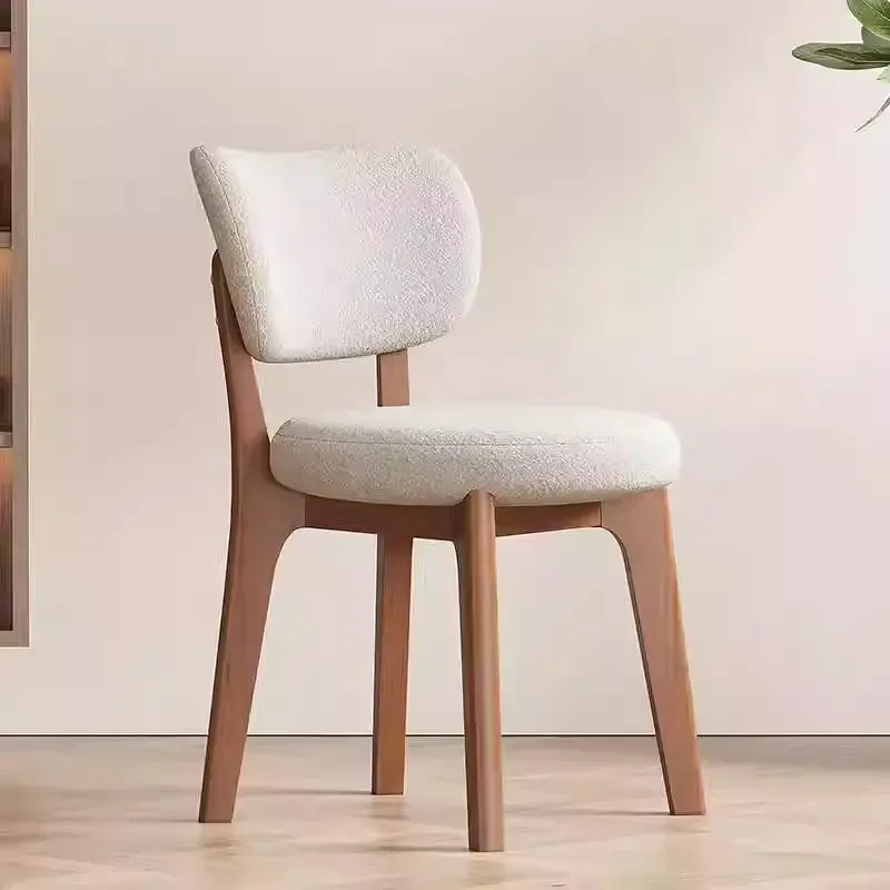 JP Solid Wood Dining Chair With Soft Bag Back photo 2