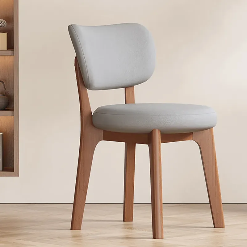 JP Solid Wood Dining Chair With Soft Bag Back photo 3