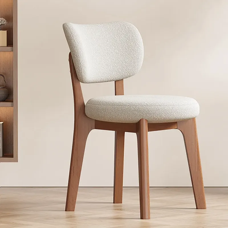 JP Solid Wood Dining Chair With Soft Bag Back photo 1