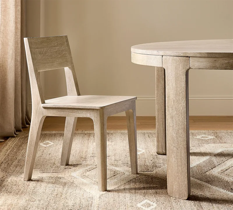 JP Solid Wood Outdoor Dining Chair with