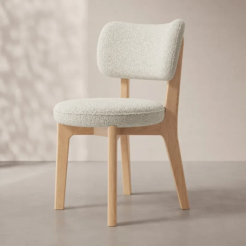 JP Wooden Home Furniture Leather Back Chair photo 3