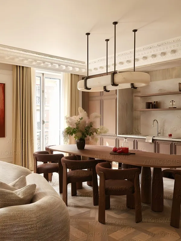 JP Luxury Strong Design Ash Wood Dining photo 2