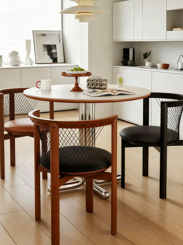 JP New Retro Dining Chair Unique Back photo 3
