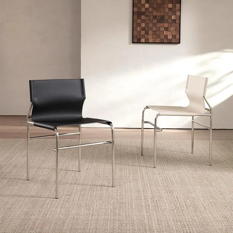 JP Antique Dining Chair Stainless Steel Simple photo 2