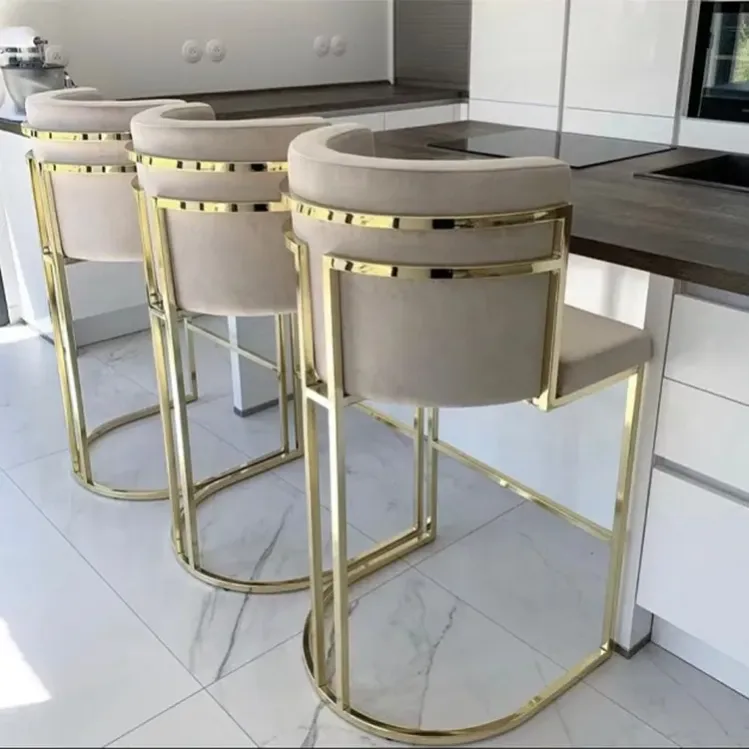 JP High Counter Bar Chair Stainless Steel