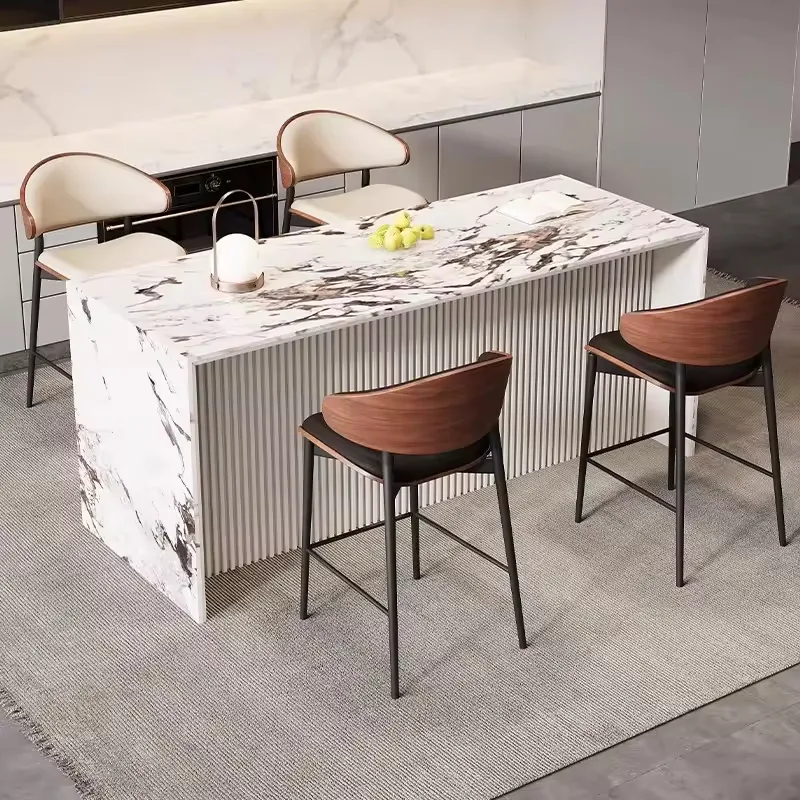 JP Luxury Modern Minimalist High Back Bar photo 2