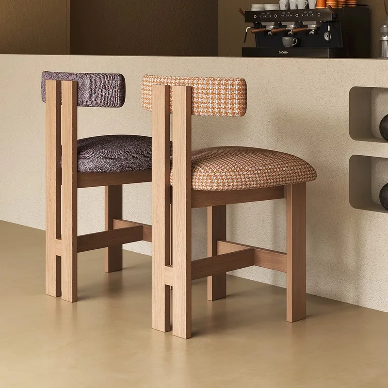 JP Retro Dining Chair with Fabric Design photo 2