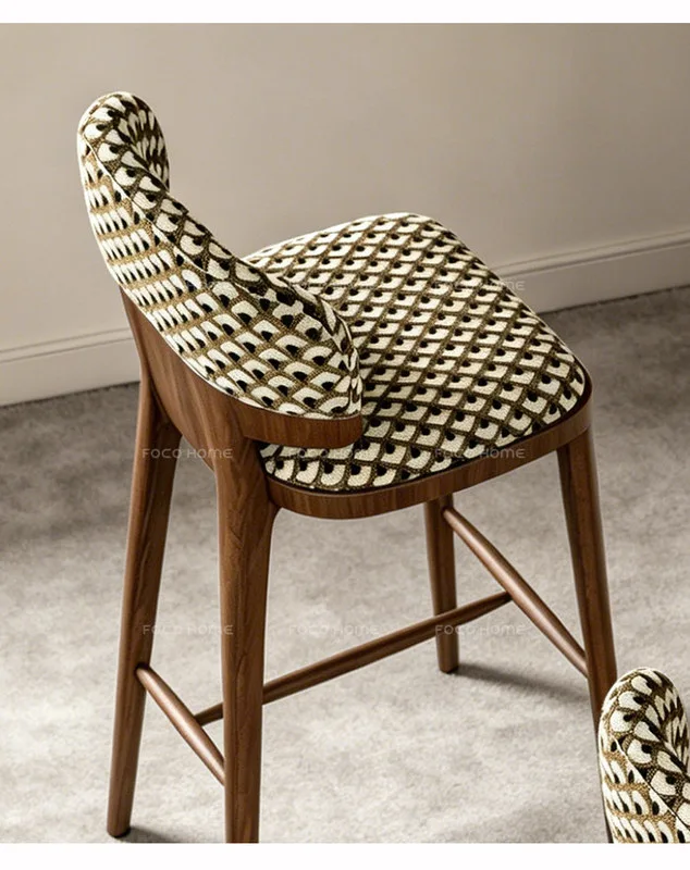 JP Upholstered Counter Height Bar Stool with photo 2