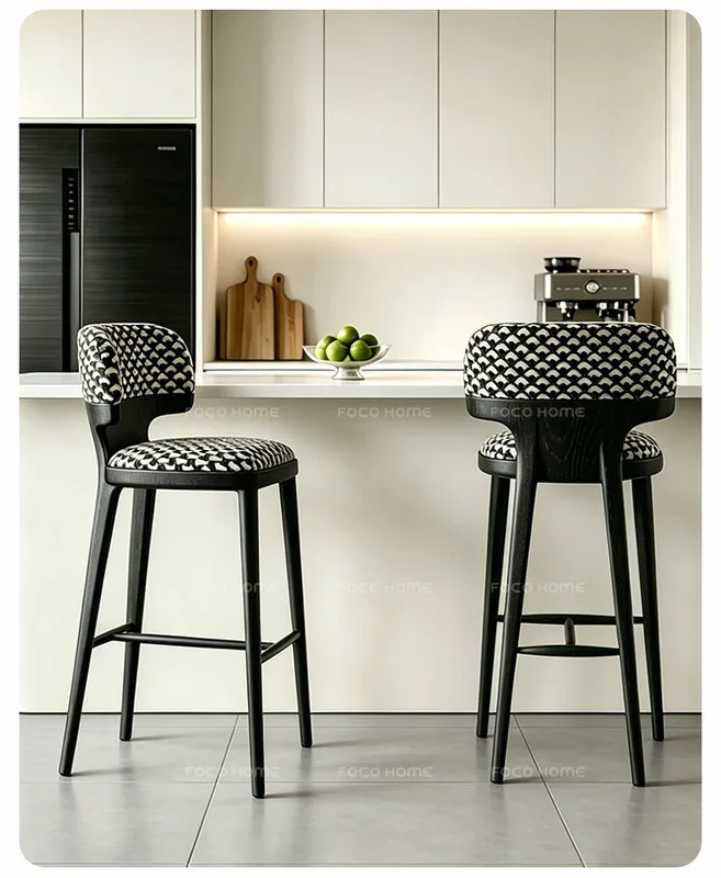 JP Upholstered Counter Height Bar Stool with