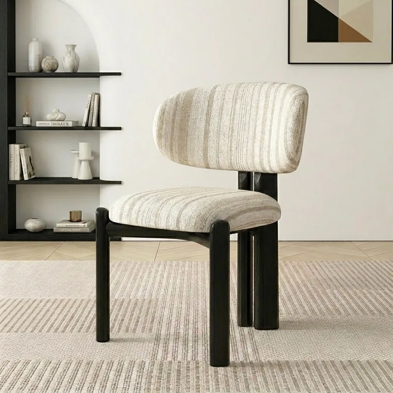 JP Italian Minimalist Solid Wood Dining Chair photo 3